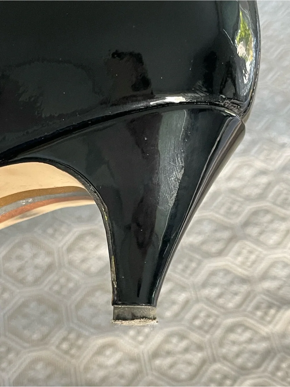 Sam Edelman Black Patent Pointed Ankle Booties